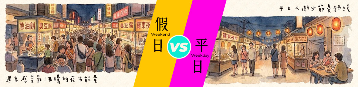 夜市燈籠與小吃攤意象